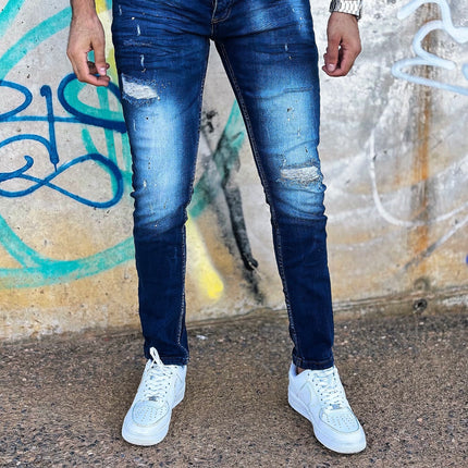 VAQUERO SKINNY AZUL OSCURO