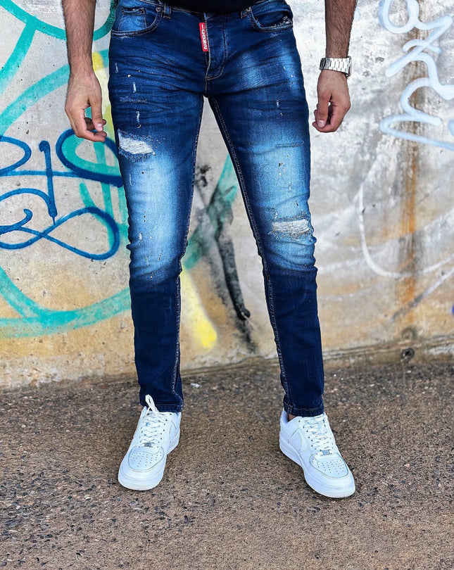 VAQUERO SKINNY AZUL OSCURO