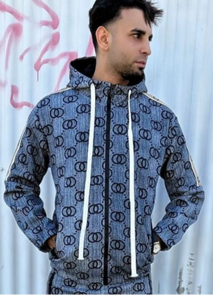 CONJUNTO CHÁNDAL GRIS ESTILO URBANO CON DISEÑO EXCLUSIVO