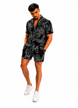 CONJUNTO ESTAMPADO NEGRO  IMPERIO