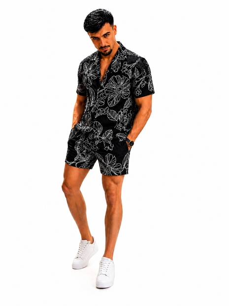 CONJUNTO ESTAMPADO NEGRO  IMPERIO