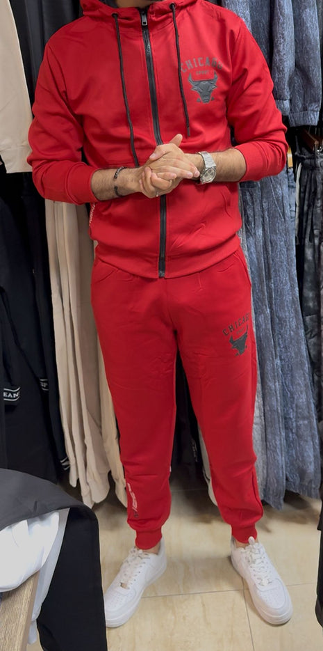 CONJUNTO CHÁNDAL CHICAGO VIRAL EN ROJO