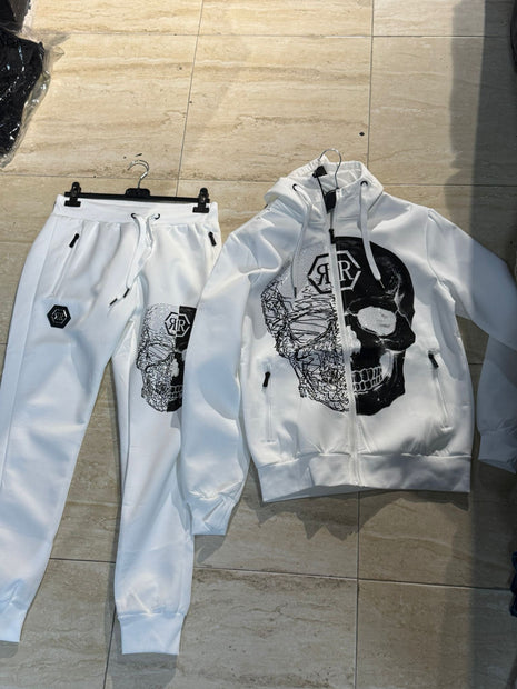 CHÁNDAL BLANCO CON CALAVERA BRILLANTE – ESTILO URBANO Y ELEGANTE
