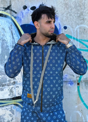 CONJUNTO CHÁNDAL ROSUAL AZUL