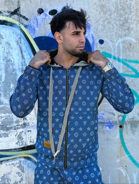 CONJUNTO CHÁNDAL ROSUAL AZUL