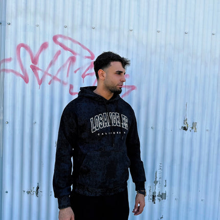 SUDADERA NEGRA DE LOS ANGELES