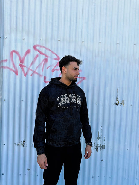 SUDADERA NEGRA DE LOS ANGELES