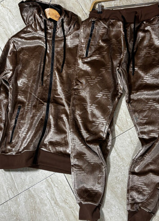 CONJUNTO CHÁNDAL TERCIOPELO NEGRO