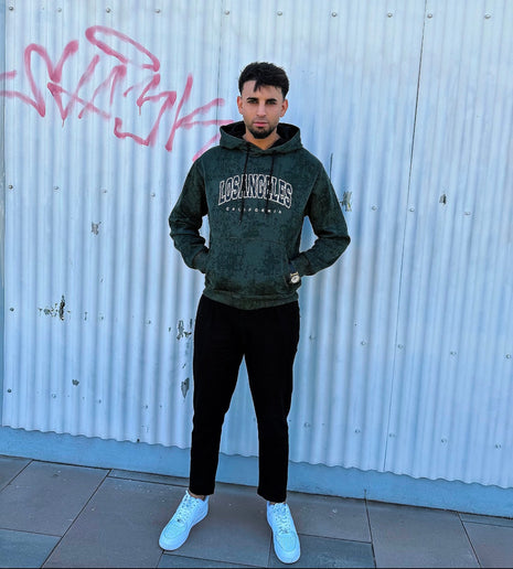 SUDADERA VERDE DE LOS ANGELES