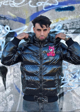 CHAQUETA DE OSO ROSA