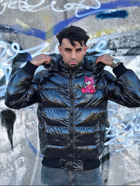 CHAQUETA DE OSO ROSA