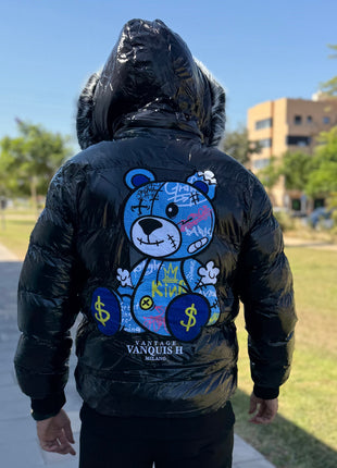 CHAQUETA DE OSO AZUL