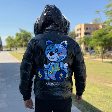 CHAQUETA DE OSO ROSA