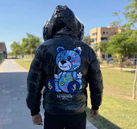 CHAQUETA DE OSO AZUL