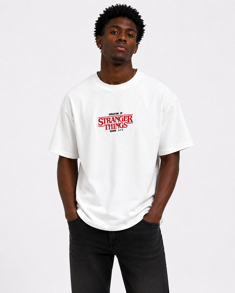 CAMISETA STRANGER THINGS BLANCA