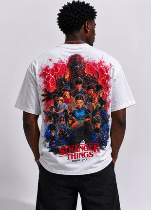 CAMISETA STRANGER THINGS BLANCA