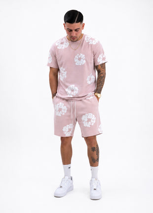 CONJUNTO FLORES ROSA