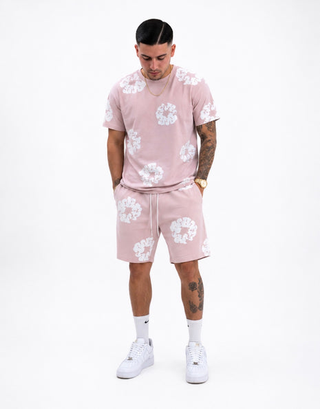 CONJUNTO FLORES ROSA
