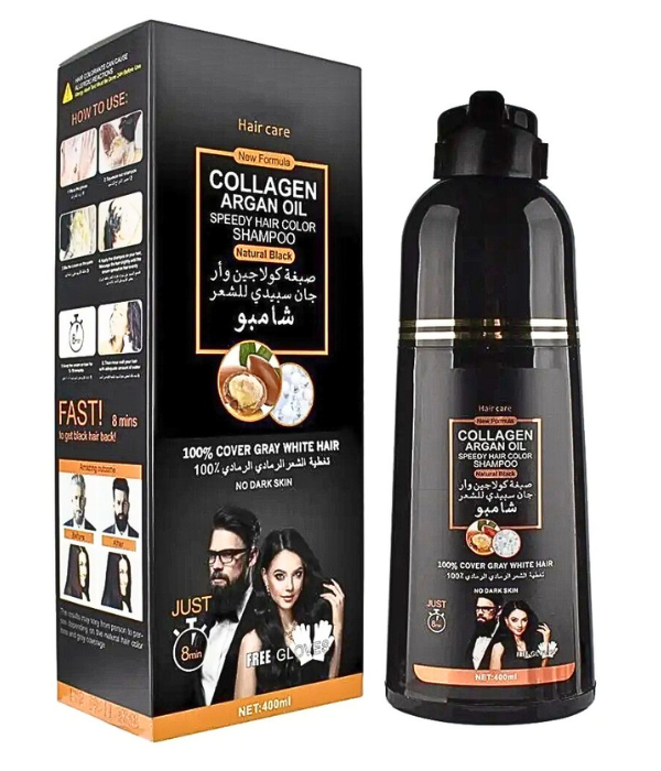 COLLAGEN ARGAN OIL SPEEDY HAIR COLOR SHAMPOO – 400 ML