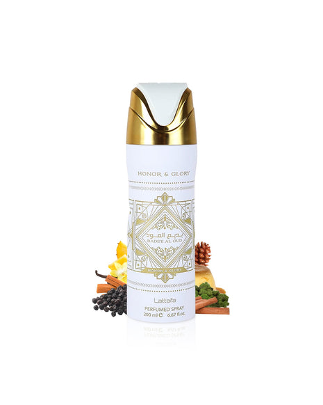 BADEE AL OUD HONOR & GLORY – LATTAFA – DESODORANTE SPRAY – 200 ML