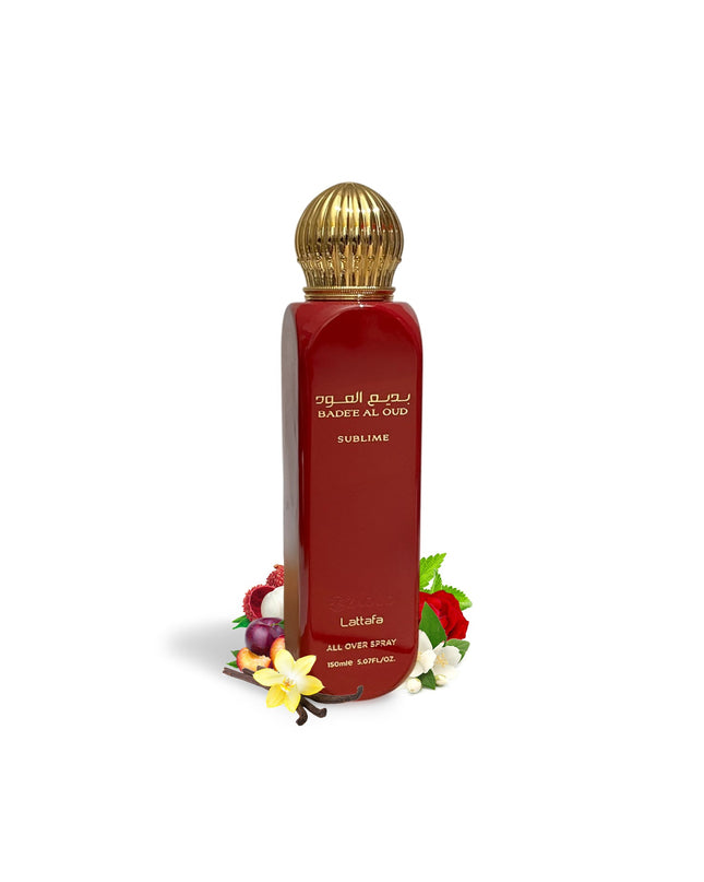 BADEE AL OUD SUBLIME - ALL OVER SPRAY - LATTAFA - EAU DE PARFUM - 150 ML