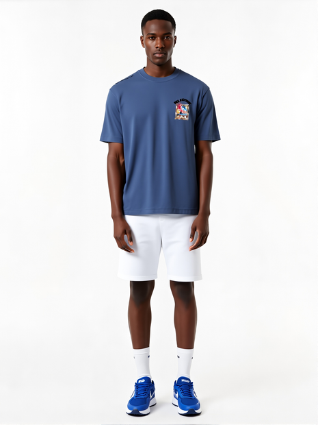 CAMISETA OVERSIDE PALESTINA AZUL
