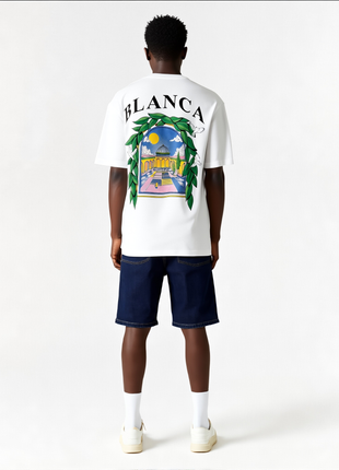 CAMISETA OVERSIDE CASABLANCA BLANCA
