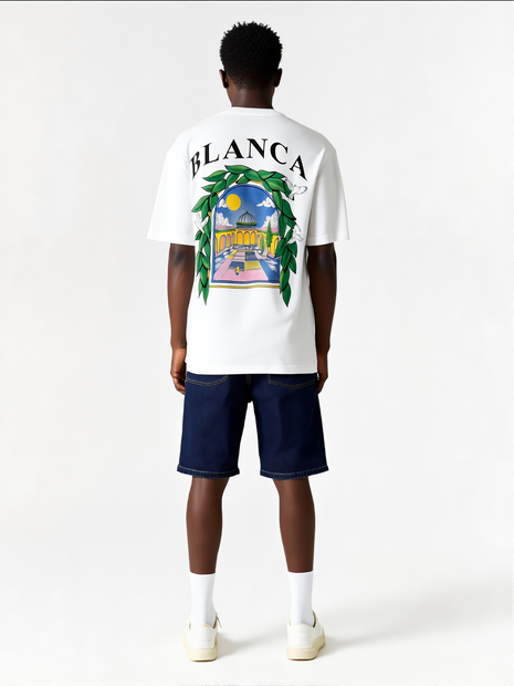 CAMISETA OVERSIDE CASABLANCA BLANCA