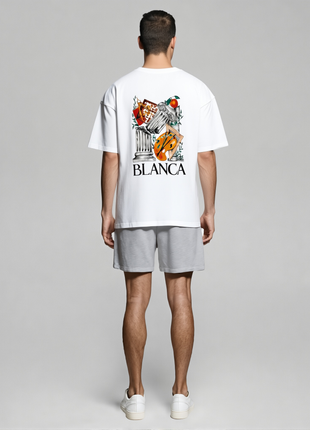 CAMISETA OVERSIDE CASABLANCA BLANCA 2