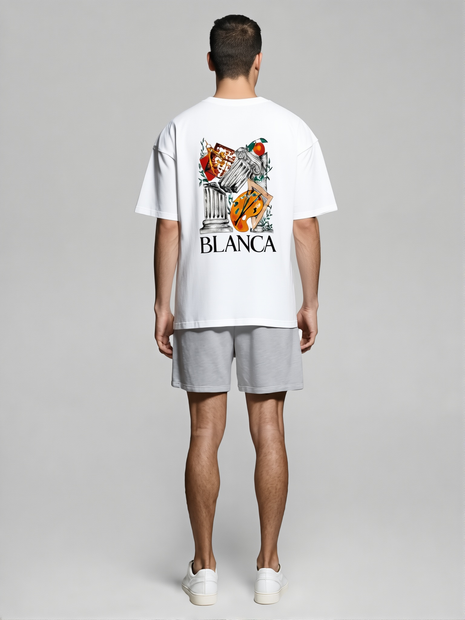 CAMISETA OVERSIDE CASABLANCA BLANCA 2